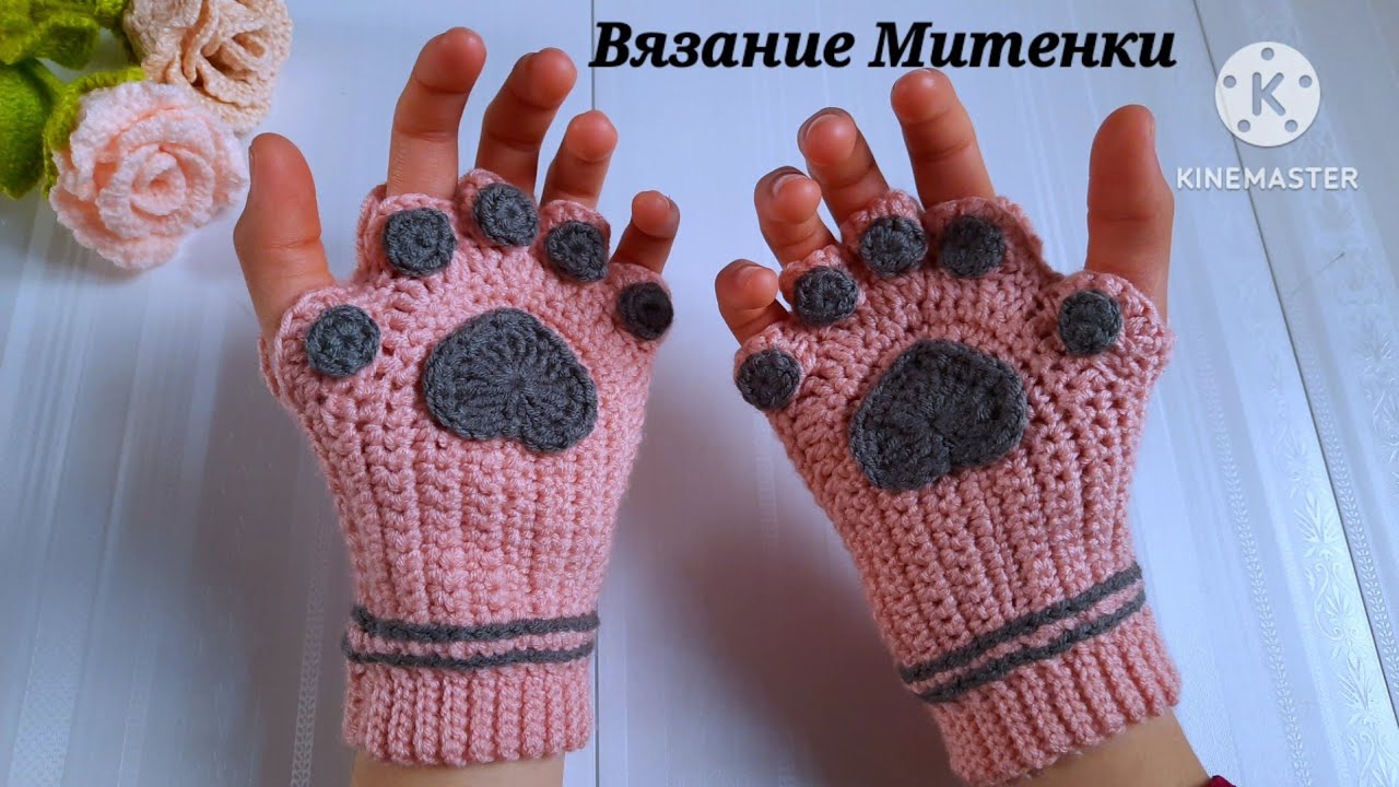 ,,MUSHUKCHALI,, barmoqsiz Qo&lsquo;lqop to&lsquo;qish. Вязание Митенки. Бармоķсиз ķ&yacute;лķоп т&yacute;ķиш