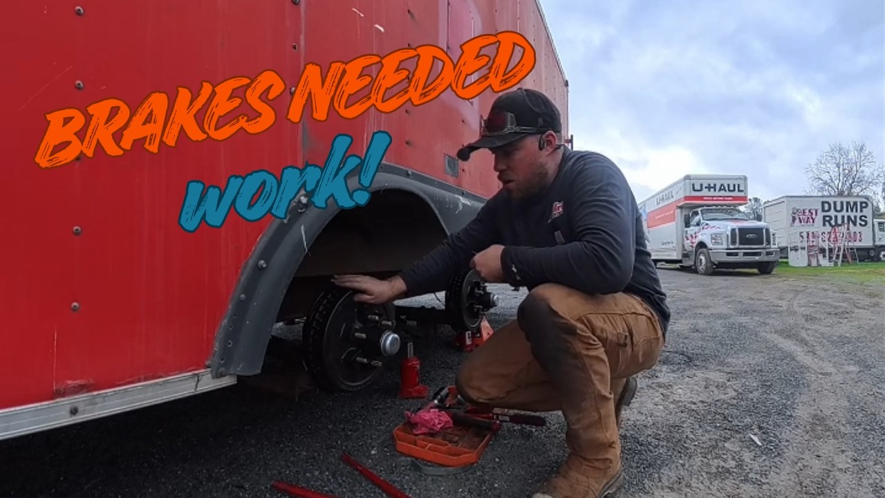 This Trailer Needed a lot of Work! Now He Can Go Safely to Work.