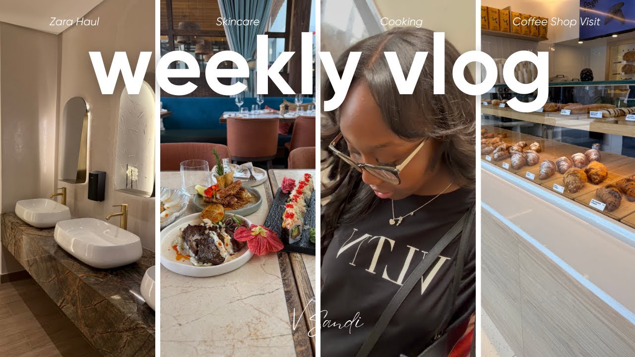 VLOG: Spend a few days with me fighting this flu! Zara Haul, Cooking, Coffee Shop & More | V Sandi