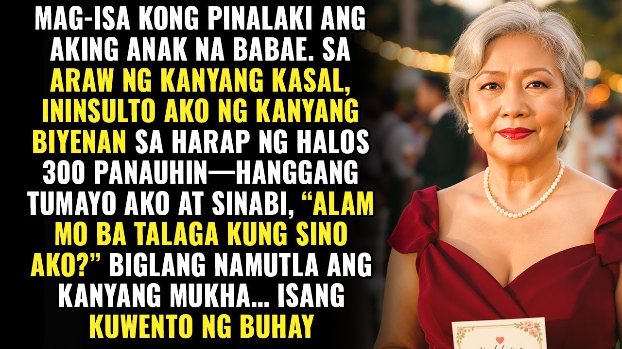 Mag-isa Kong Itinaguyod ang Aking Anak. Sa Araw ng Kanyang Kasal, Hiniya Ako ng Kanyang Biyenan...