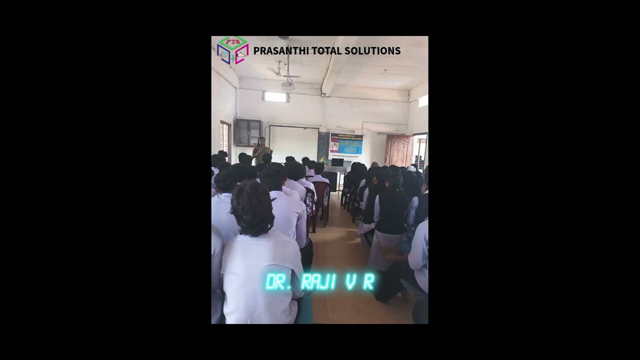 Mental Health Session | P.H.M.K.M.V&HSS Panavoor | Dr Raji V R 