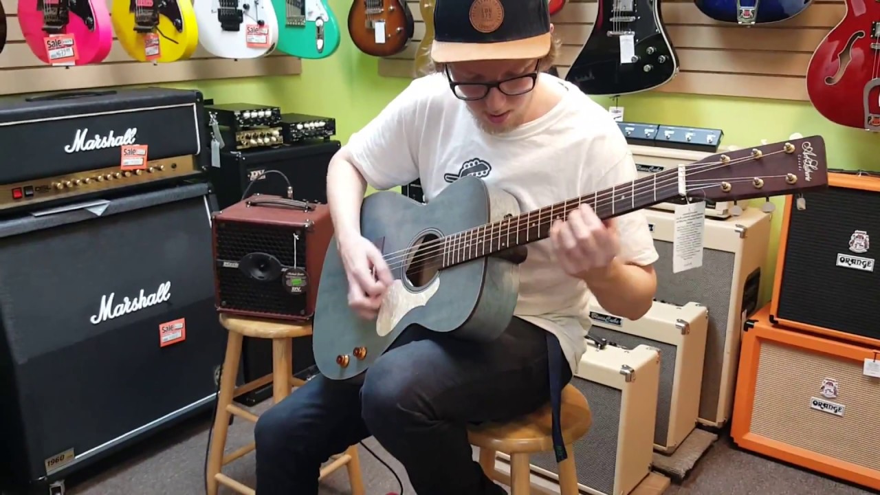 Art & Lutherie by Godin Guitars Legacy Denim Blue Acoustic-Electric Guitar demo