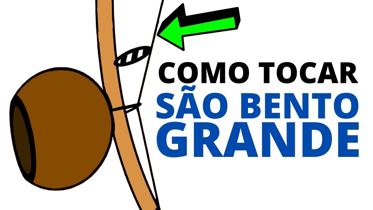 Como tocar Berimbau - São Bento Grande Tutorial #6 para iniciante tocar junto