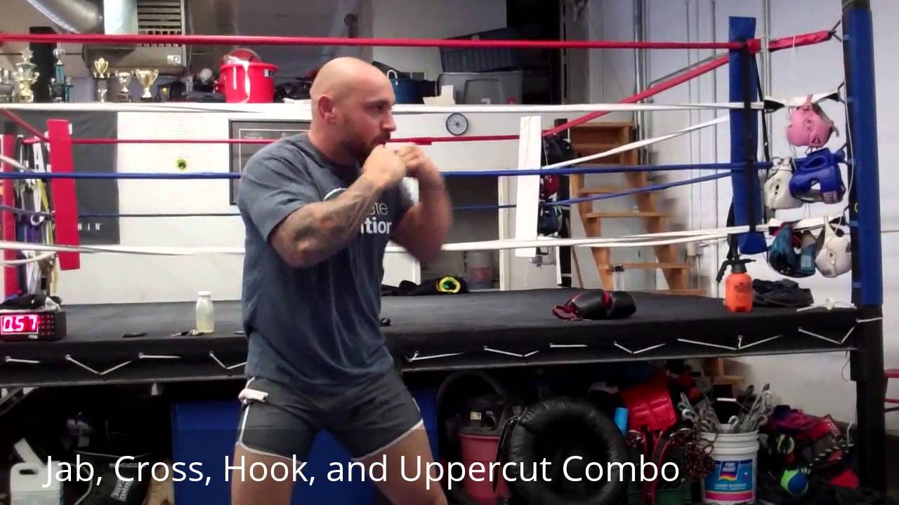 Jab, Cross, Hook, and Uppercut Combo
