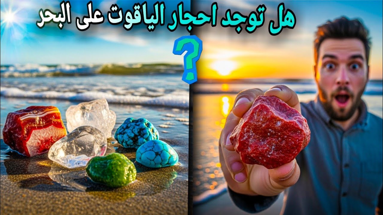 هل فعلاً البحر يخبئ الياقوت الاحمر والعقيق؟لا تقدر بثمن؟ 😱🌊