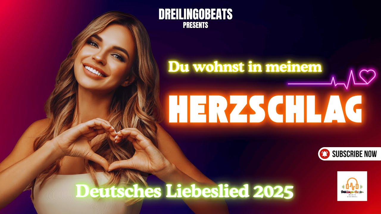 💓 HERZSCHLAG 💓 | Official German Pop EDM Music Video 2025 (Emotional Love Song)