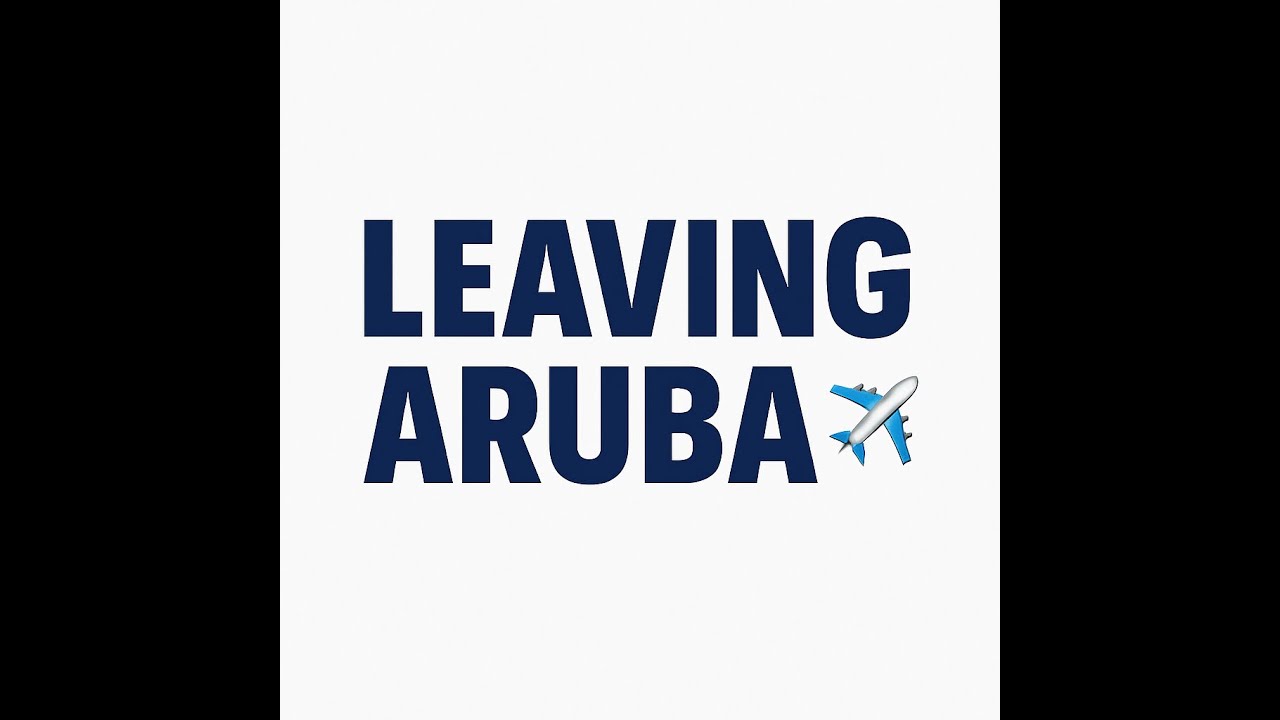 Leaving Aruba ✈️ Takeoff from AUA Airport