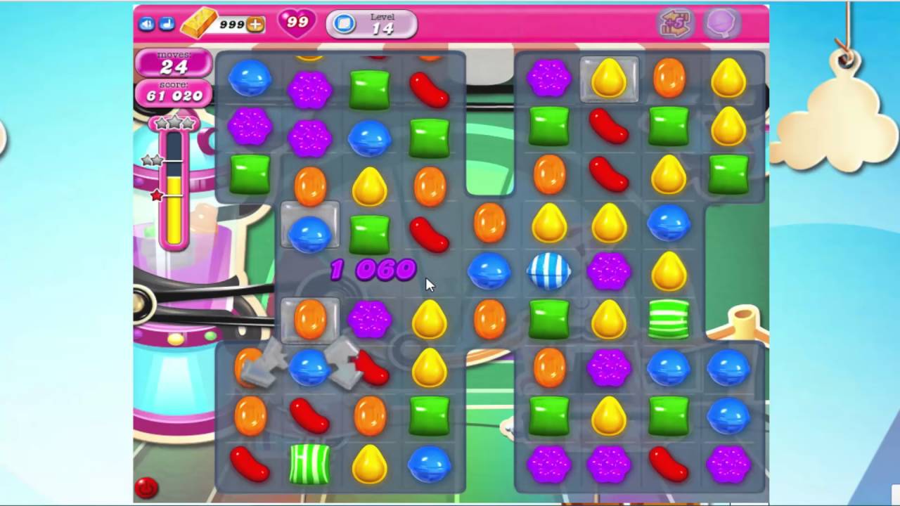 Candy Crush Saga level 14
