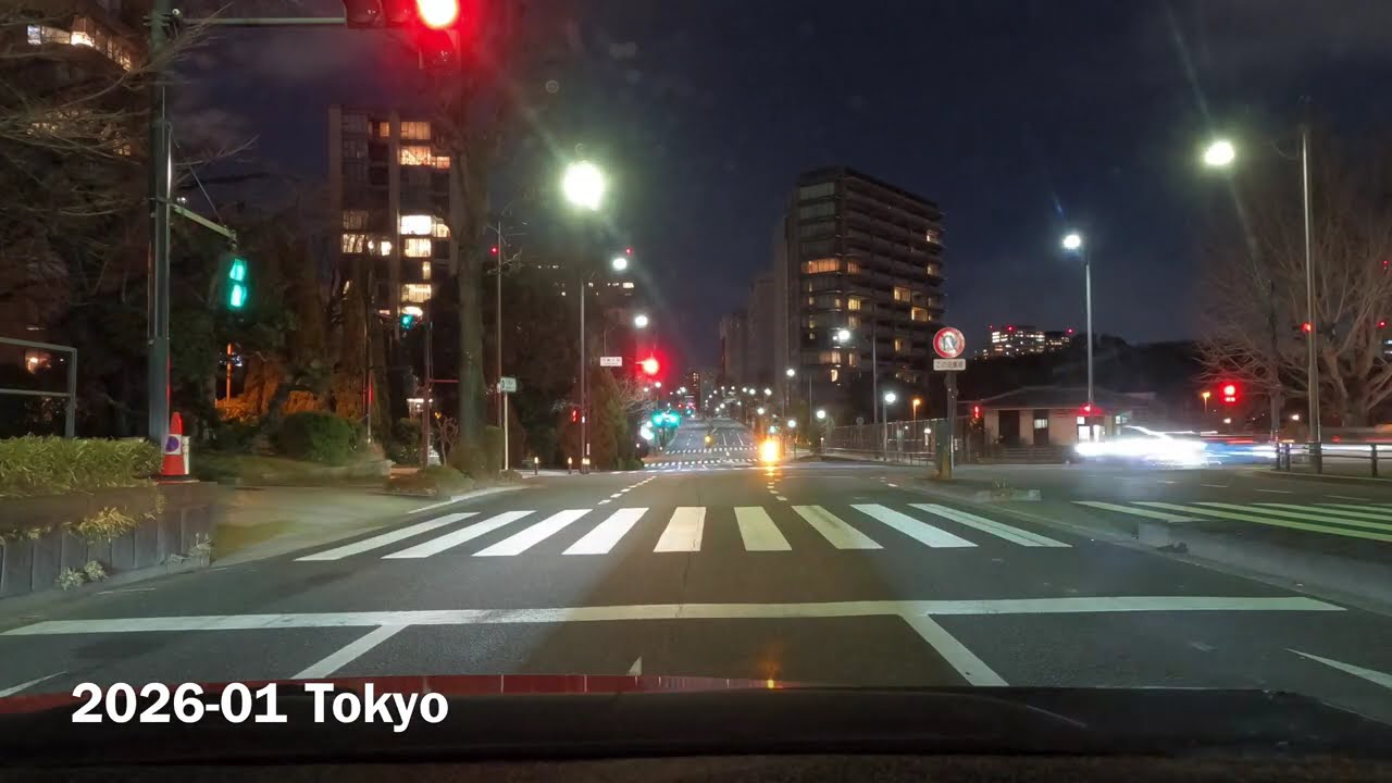 ⚡️🚗🌙東京ドライブ 新宿- -上野-北千住 2026年01月 夜 #driving #japan #tokyo #4K