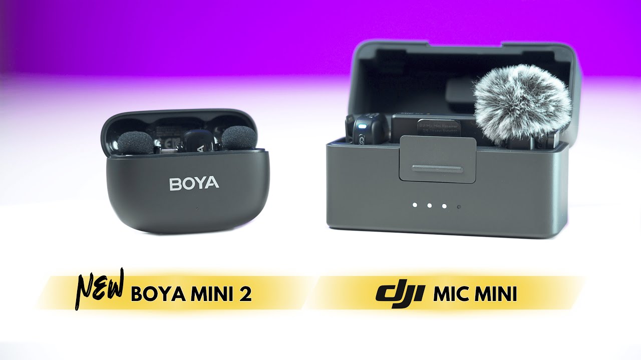 DJI Mic Mini против Boya Mini 2: маленький размер, качественный беспроводной микрофон