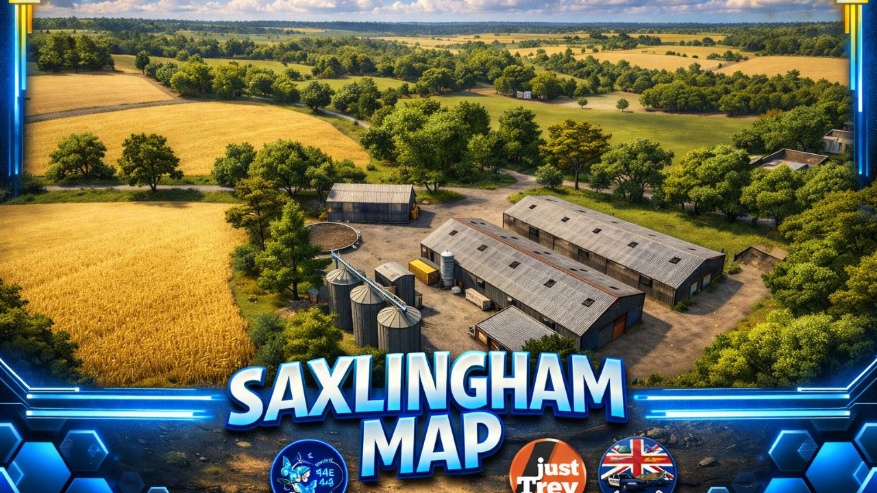 FS25- PART 4 - SAXLINGHAM FARM ESTATE MAP WITH  JT AND AIDON - LIVE STREAM