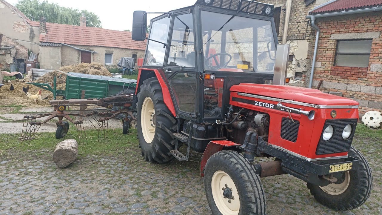 ZetorVlog-11-22/Zetor 7011/ obraceč Rožmitál OZ4/první video z (novým) obracečem/GoPro