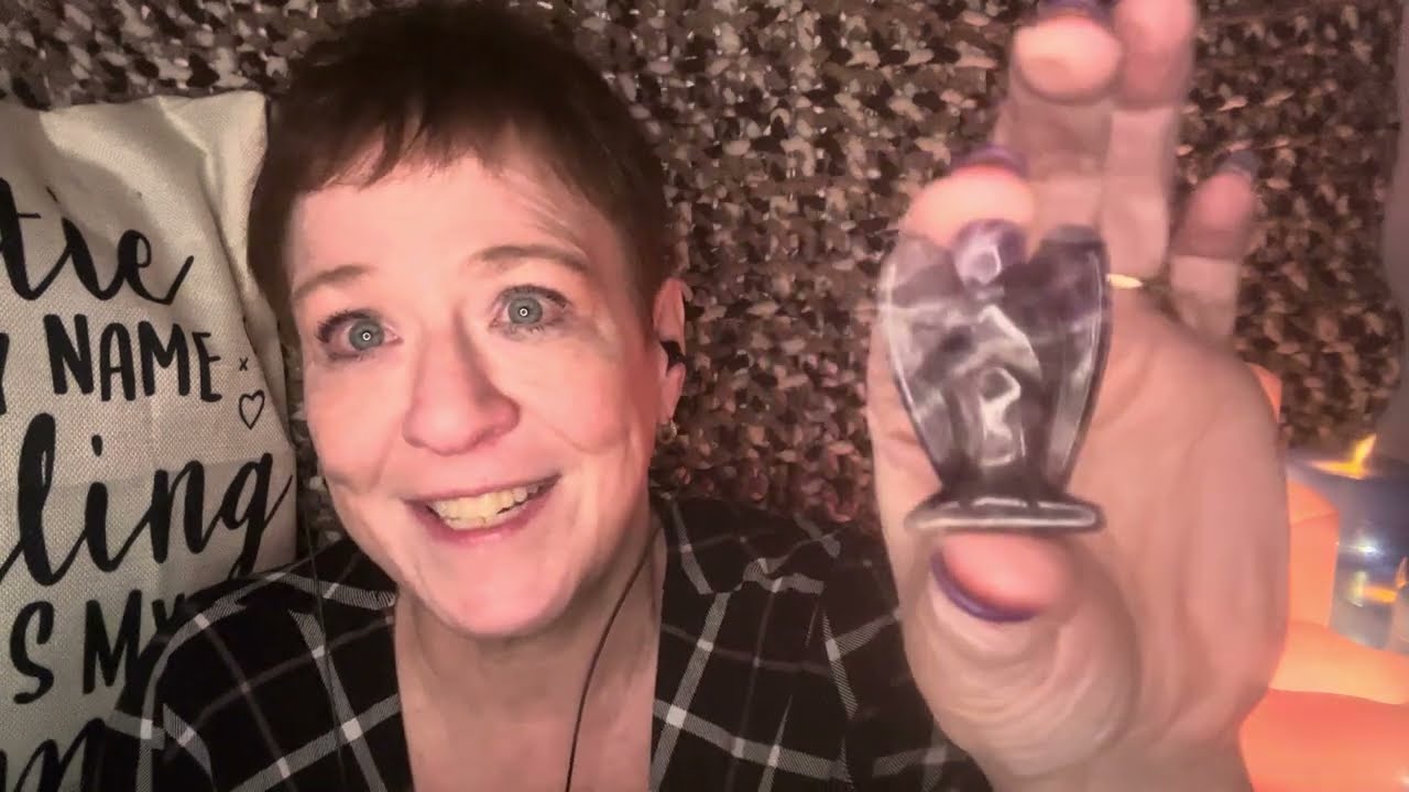 ASMR - negative energy plucking - whispered personal attention