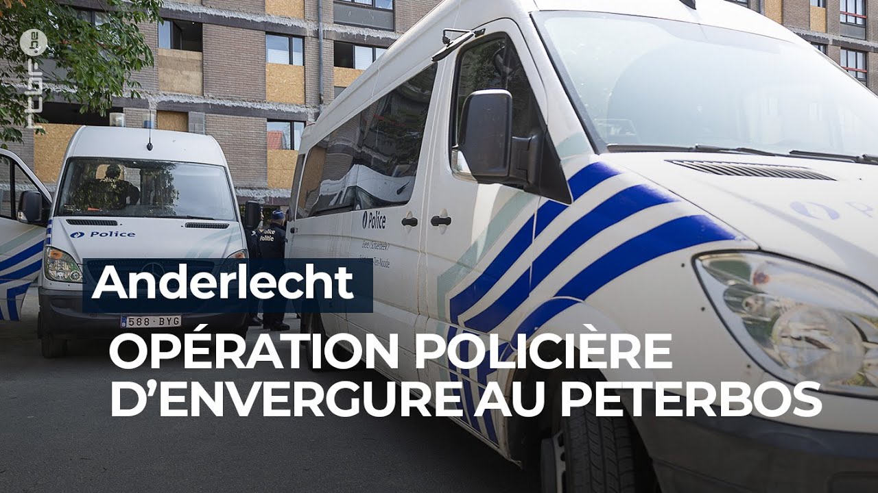 Anderlecht: opération policière de grande ampleur au Peterbos - RTBF Info