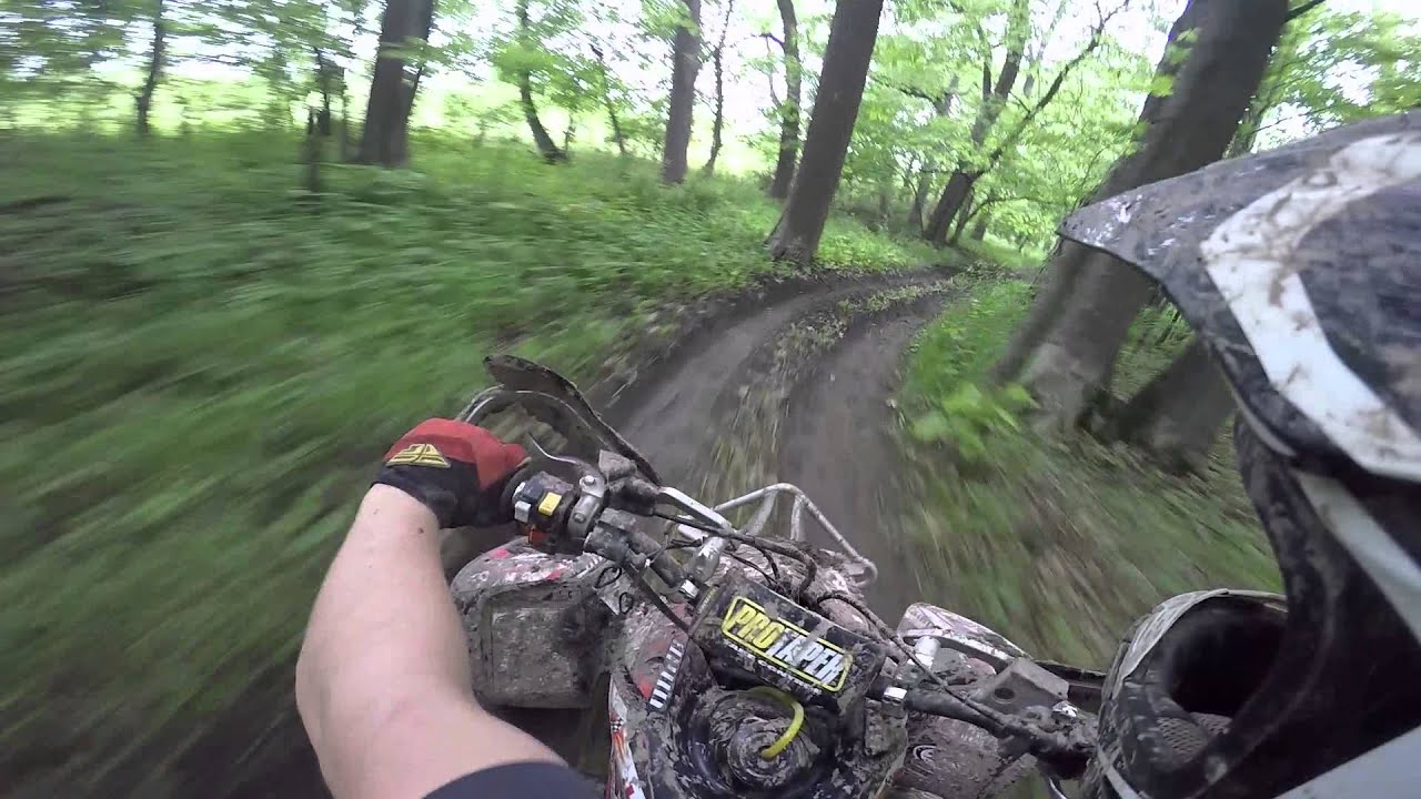 TRX 450 trail riding