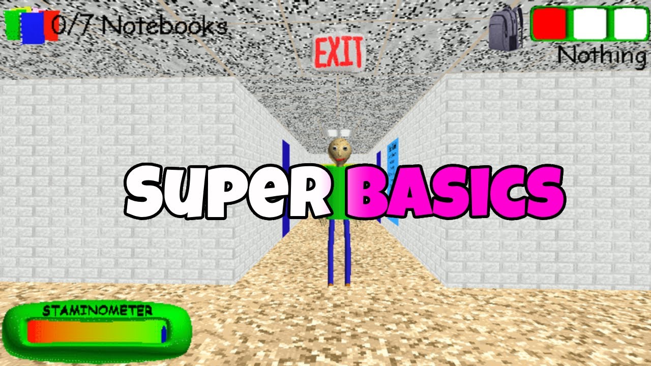 Baldi's Super Basics (мод для Baldi!)