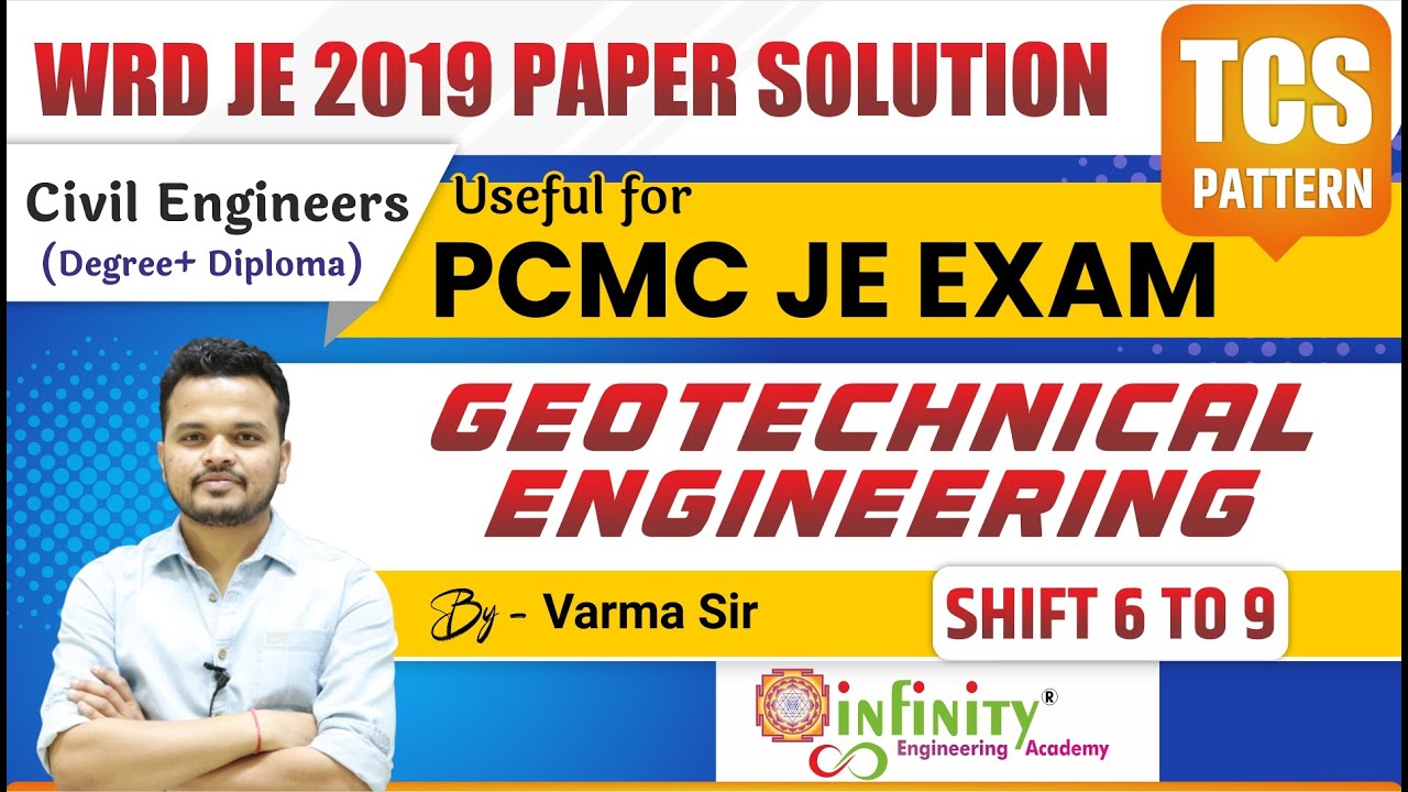 WRD JE 2019 Paper Solution | WRD JE Previous Paper Analysis | WRD GEo Technical Engg part 2