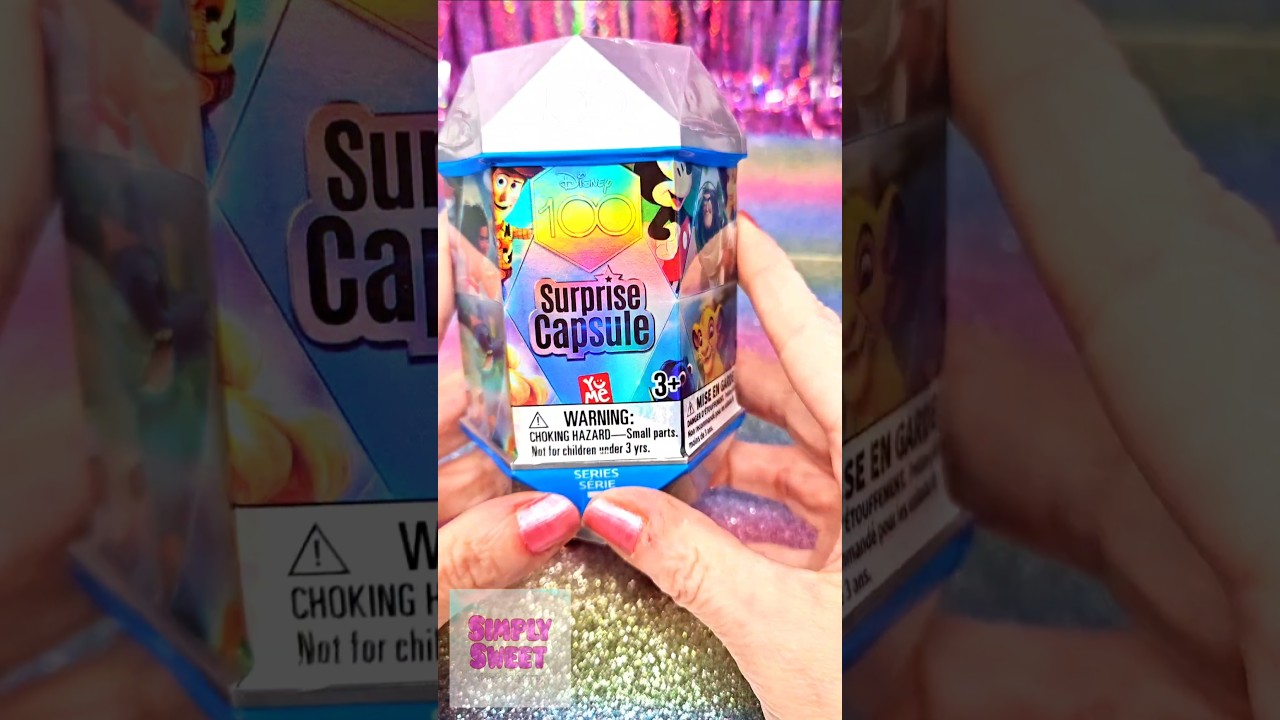 ASMR Unboxing Disney 100 Surprise Capsule - Toy Collector -  Satisfying #asmr #unboxing #disney100