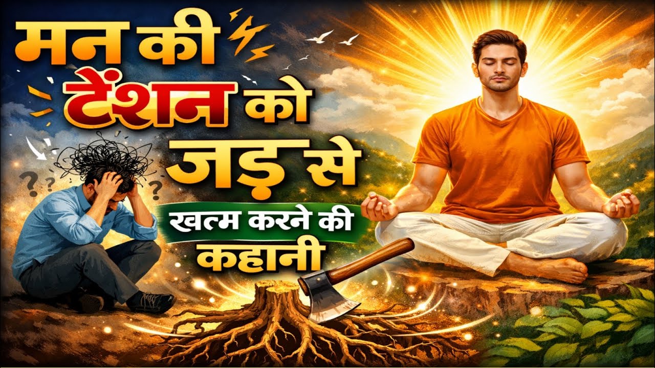 मन की टेंशन को जड़ से खत्म करने की सच्ची कहानी | Life Changing Motivational Story#motivation #dance 