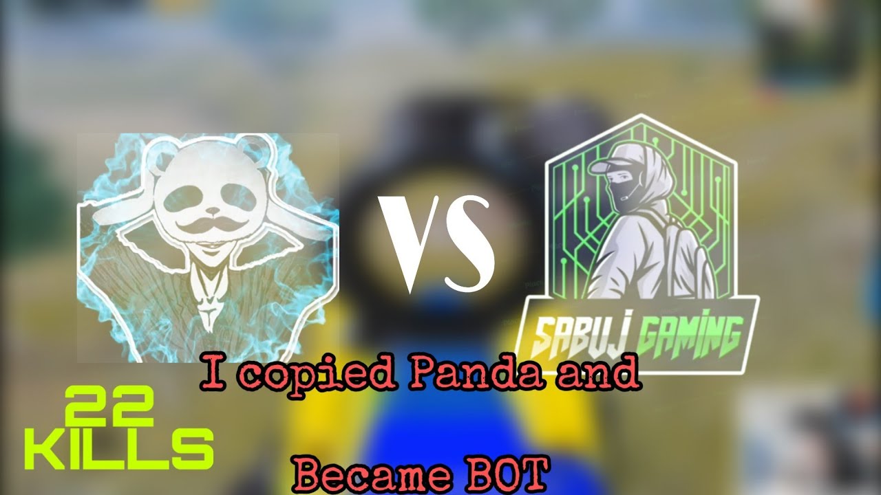 I copied Panda and became bot | Panda vs Sabuj gaming Yt