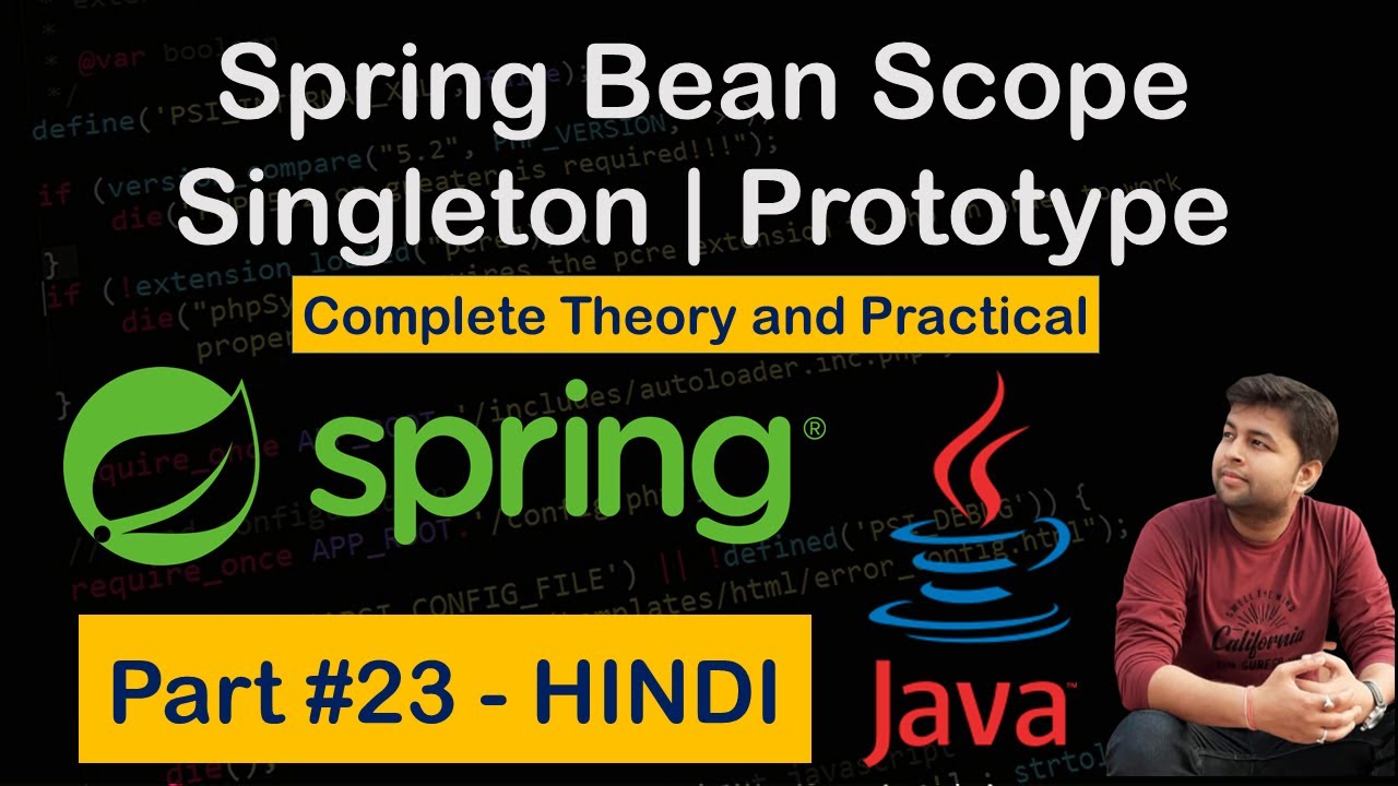 Spring Bean Scope | Singleton | Prototype | how to configure scope spring tutorial in hindi