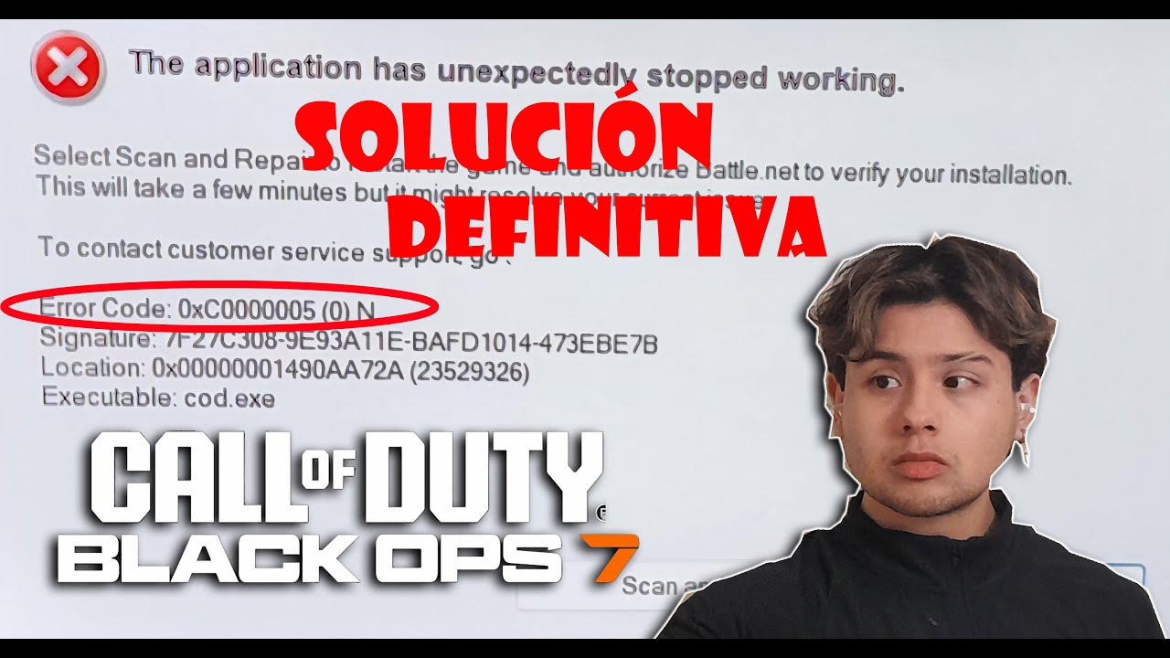 COMO SOLUCIONAR EL ERROR 0XC0000005 (0) N