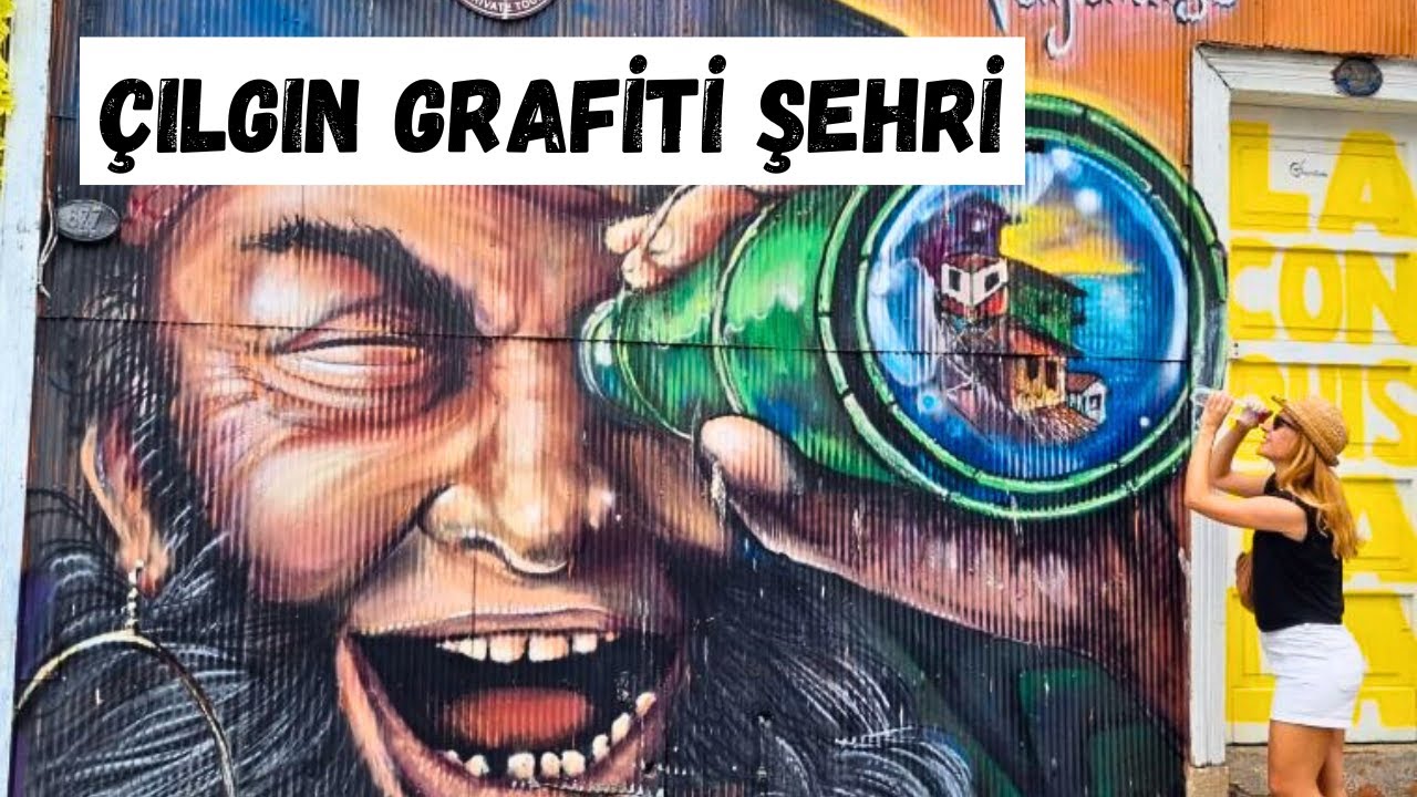Büyüleyici GRAFİTİ Şehri: VALPARAISO - Şili'nin Rengarenk SOKAK SANATI Başkenti | SÜRPRİZ SONLU :)
