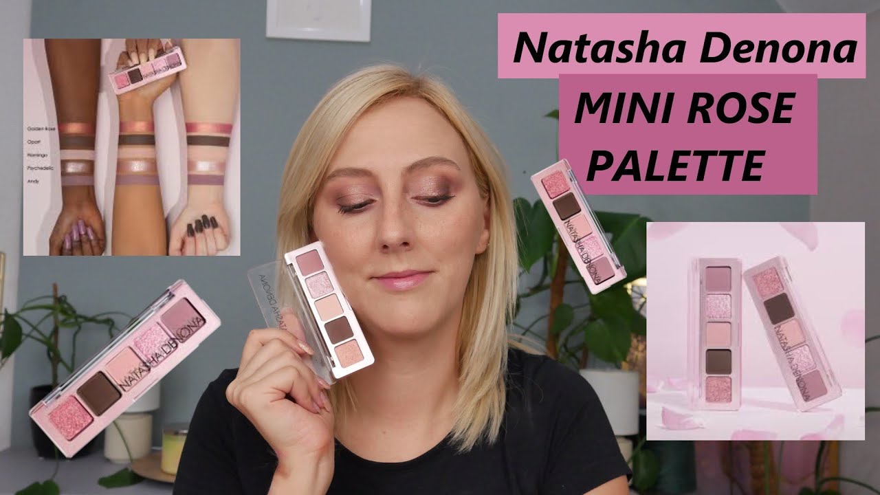 NATASHA DENONA MINI ROSE PALETTE🌹 TEST + SWATCHE | POR&Oacute;WNANIE Z MINI STARLETTE PALETTE