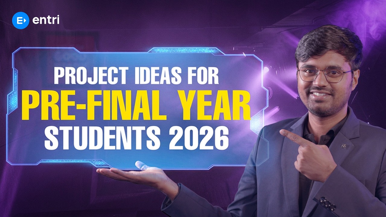 Best Project Ideas for Pre-Final Year Students 2026 🔥 AI, Full Stack, Cybersecurity