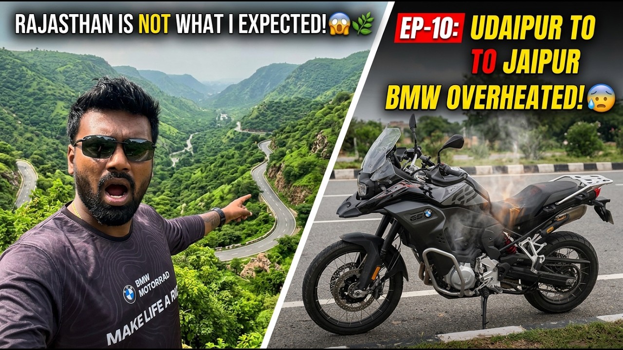 RAJASTHAN IS NOT WHAT I EXPECTED! 😱🌿 | Udaipur to Jaipur | BMW F850 GSA | EP-10