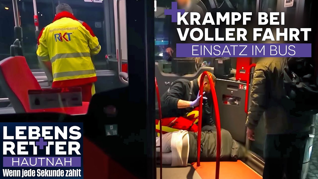 Krampfanfall im Bus - Einsatz auf engstem Raum  | Lebensretter hautnah | SAT.1