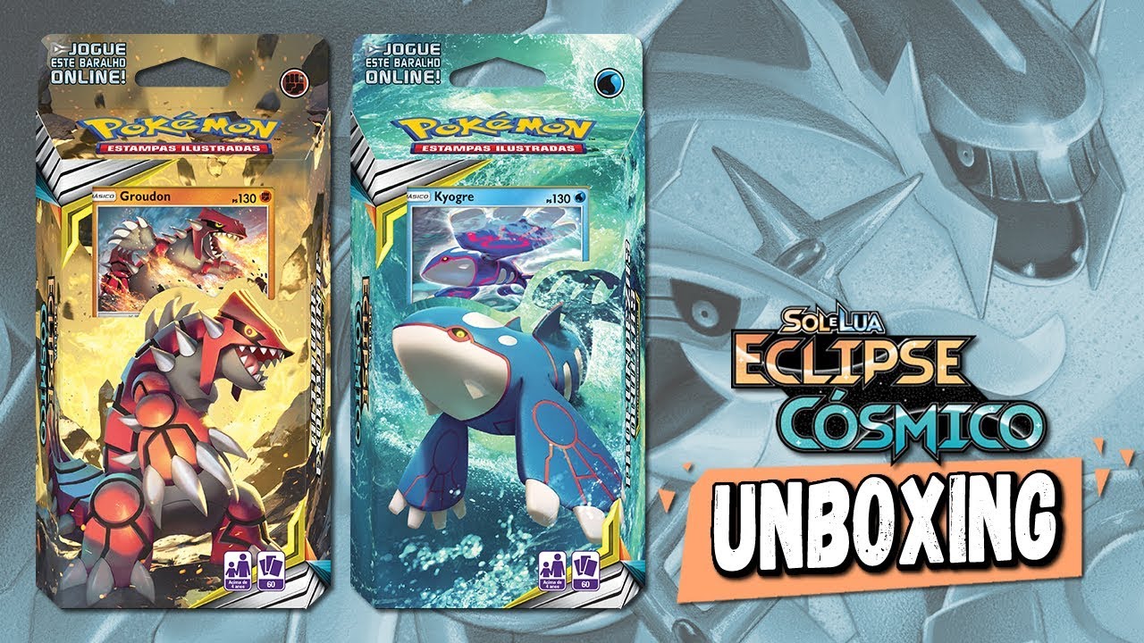 Decks Iniciais SM12 Eclipse Cósmico (UNBOXING)