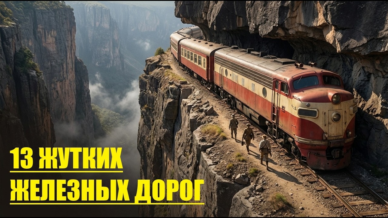 БИЛЕТ В ОДИН КОНЕЦ: 13 самых опасных железных дорог мира!