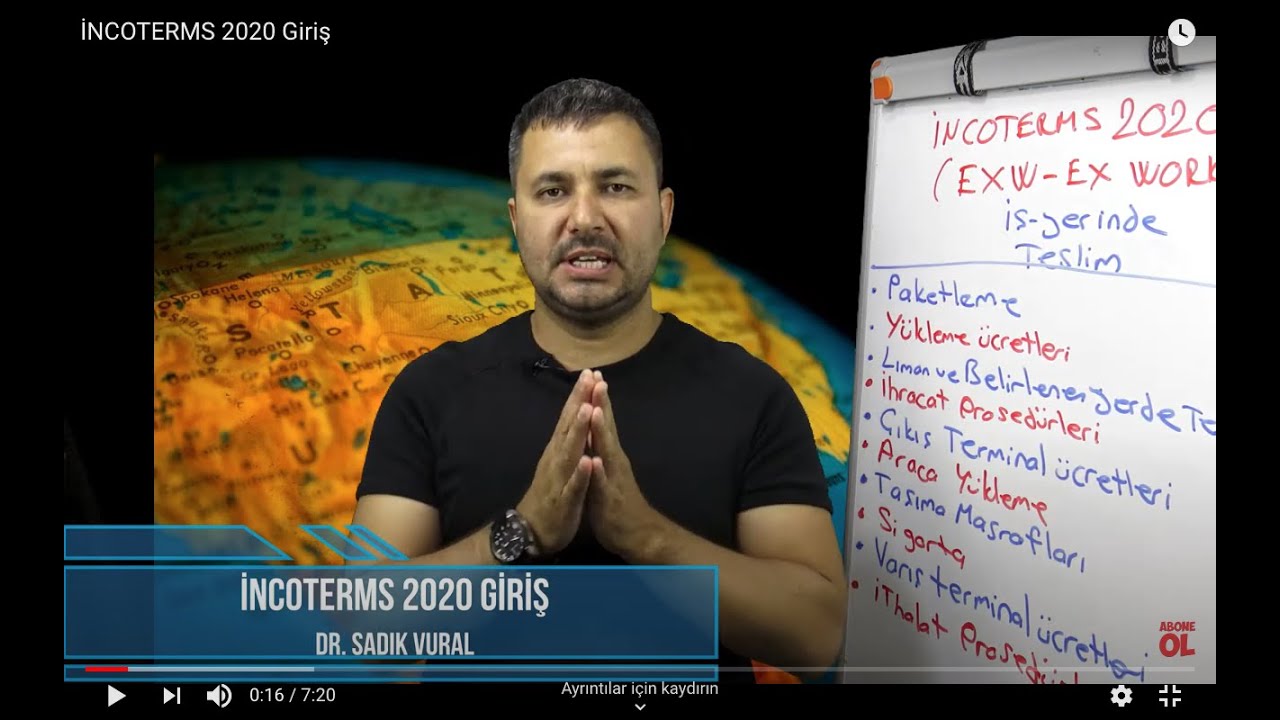 İNCOTERMS 2020 Giriş
