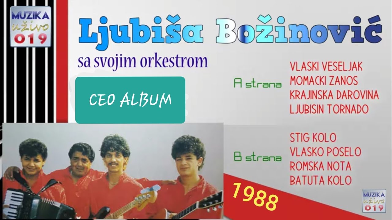 Ljubisa Bozinovic sa svojim orkestrom 1988 CEO ALBUM // MuzikaUzivo019