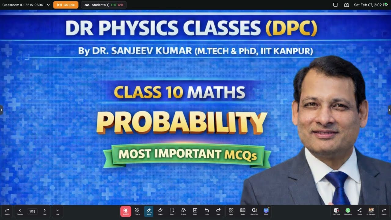 Ch 14 Probability Class 10 Top MCQs #maths #class10 #education #mcq #boardexam2026