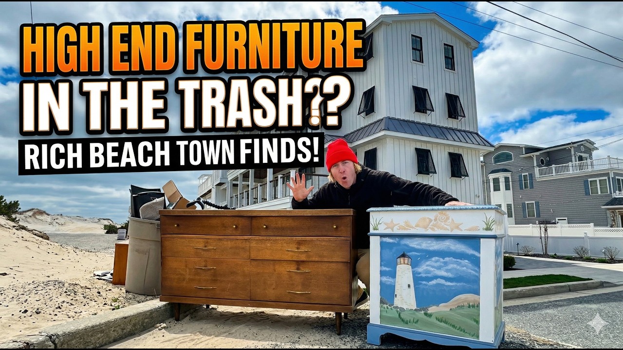 Trash Picked Item Sells INSTANTLY For $125 (Side Hustle In RICH Neighborhood)