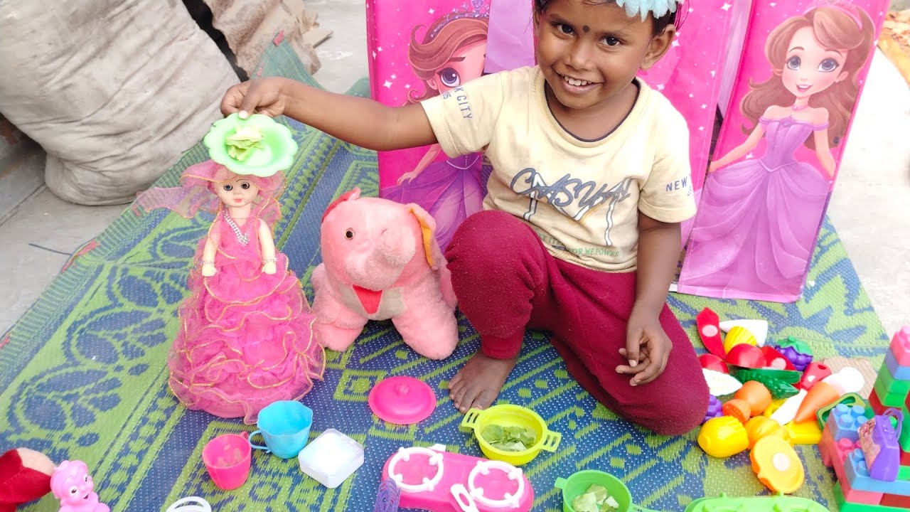 #हाथी राजा और गुड़िया रानी के लिए फ्रूट्स 🥭🥭का पार्टी#kidslearningvideoe#entertainment  #paritoyvlog