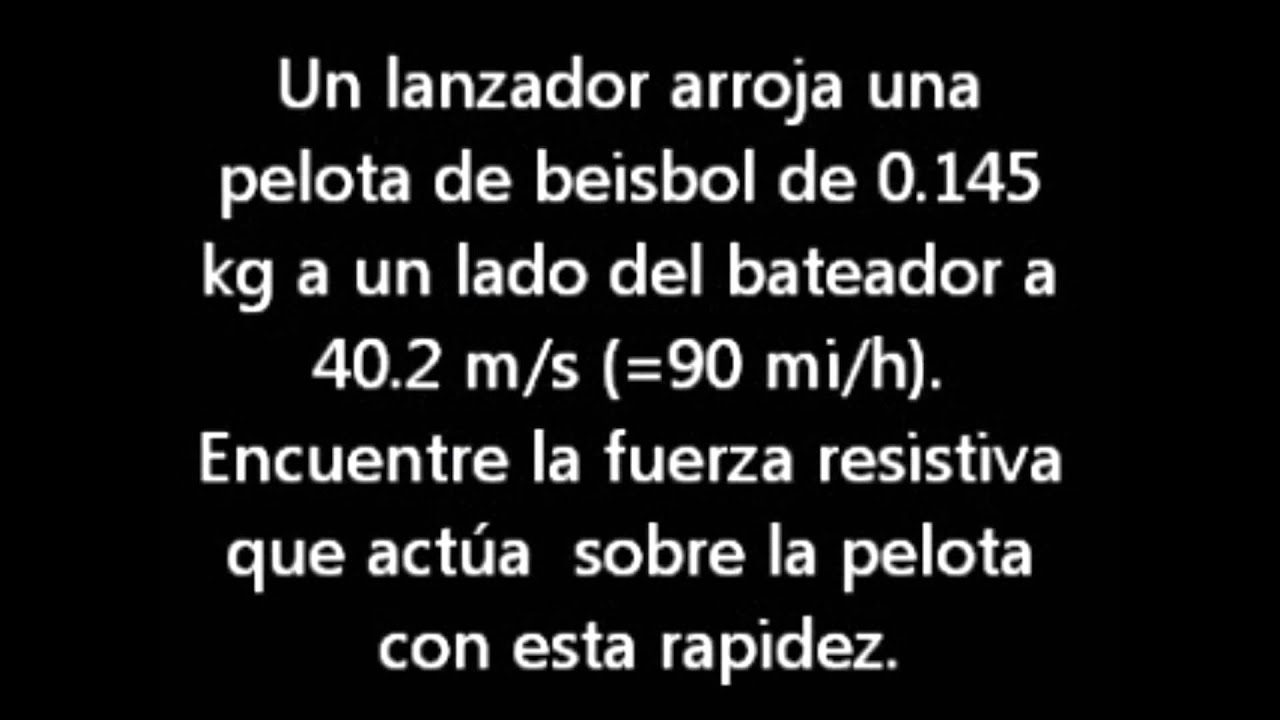 Movimiento en Presencia de Fuerzas Resistivas