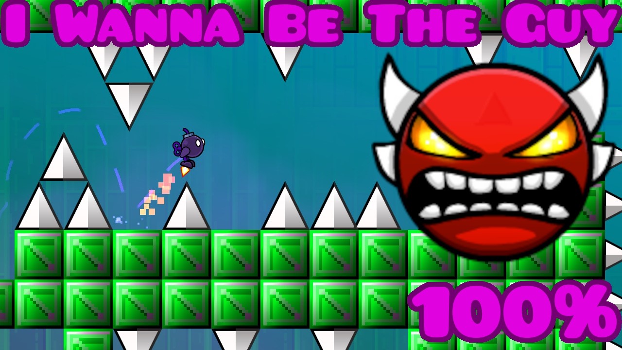 I Wanna Be The Guy (Insane Demon by Aless50) 100% | Geometry Dash 2.2