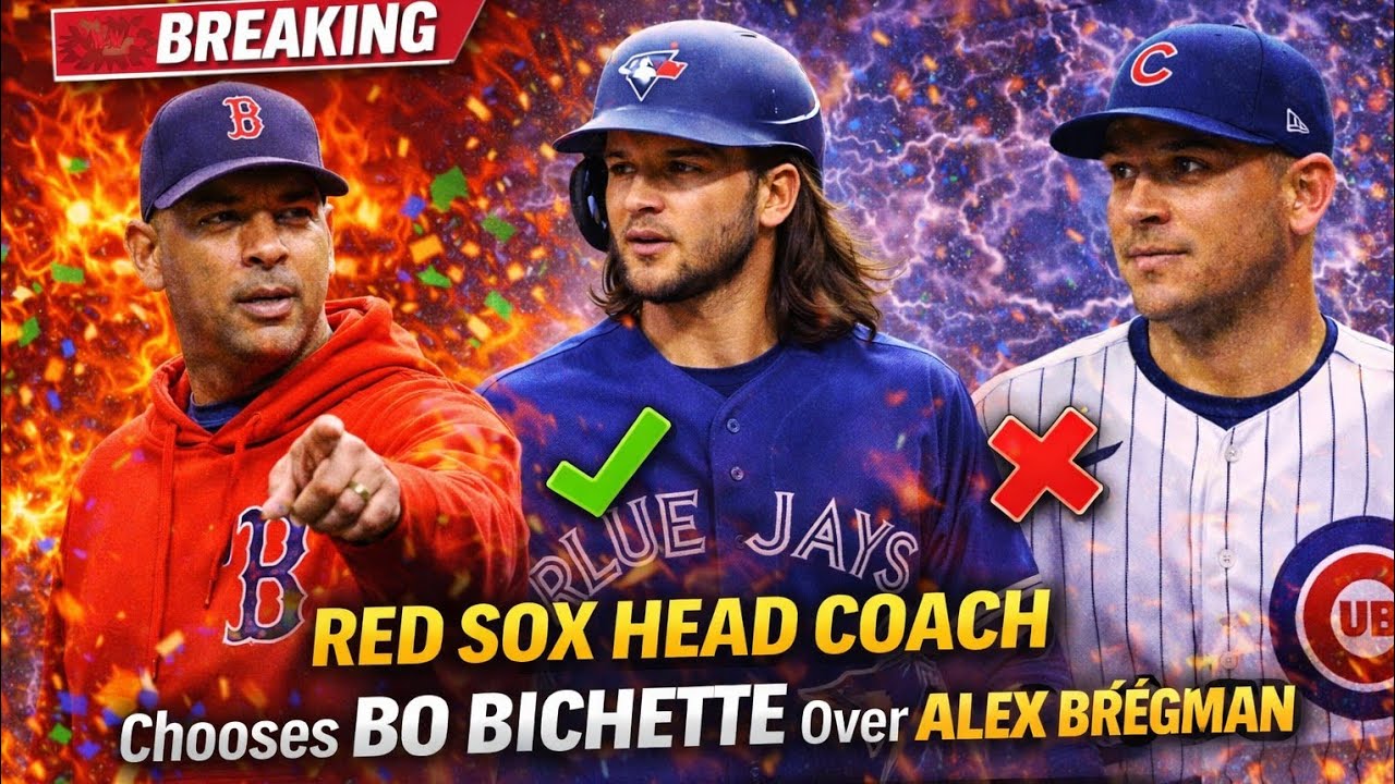 Red Sox HEAD COACH Chooses Bo Bichette Over Alex Bregman DUE TO BAD DRESSING ROOM VIBE 