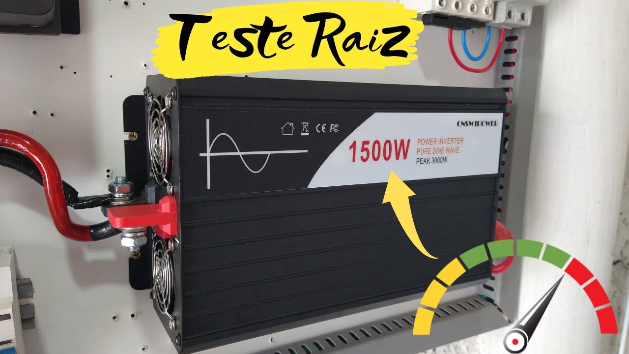 TESTE do Inversor SWIPOWER 1500W ligando Vários Eletrodomésticos!