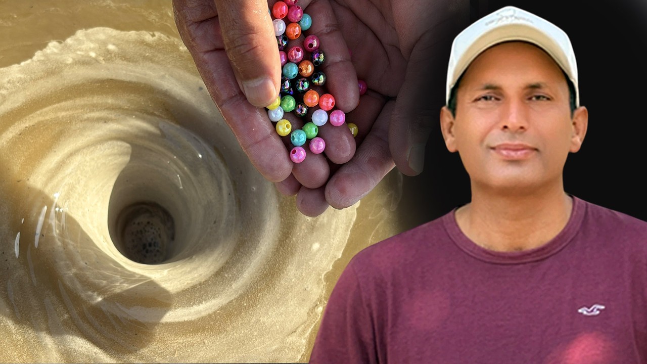 Relaxing whirlpool hole | Beautiful place | How to make Mud Whirlpool 😍😍 | 3