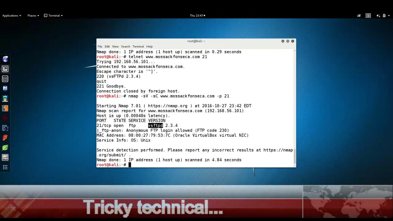 A cyber hackers toolkit reconnaissance