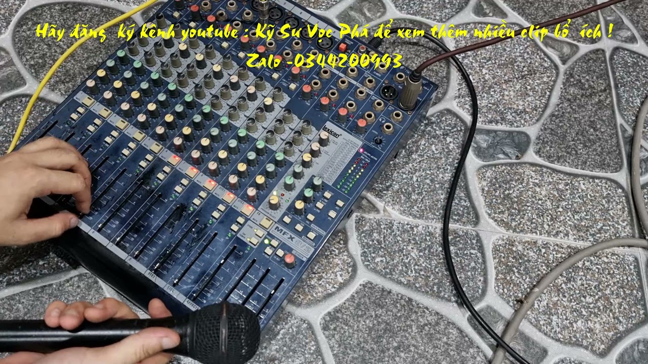 Hướng dẫn sửa Mixer bị rọt rẹt hỏng fader tại nhà !