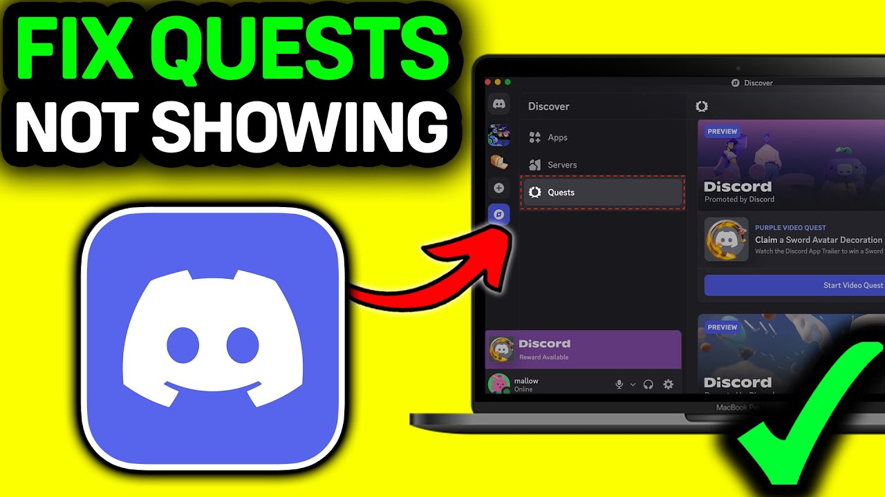 100% FIXED! Discord Quests Not Loading or Showing Up