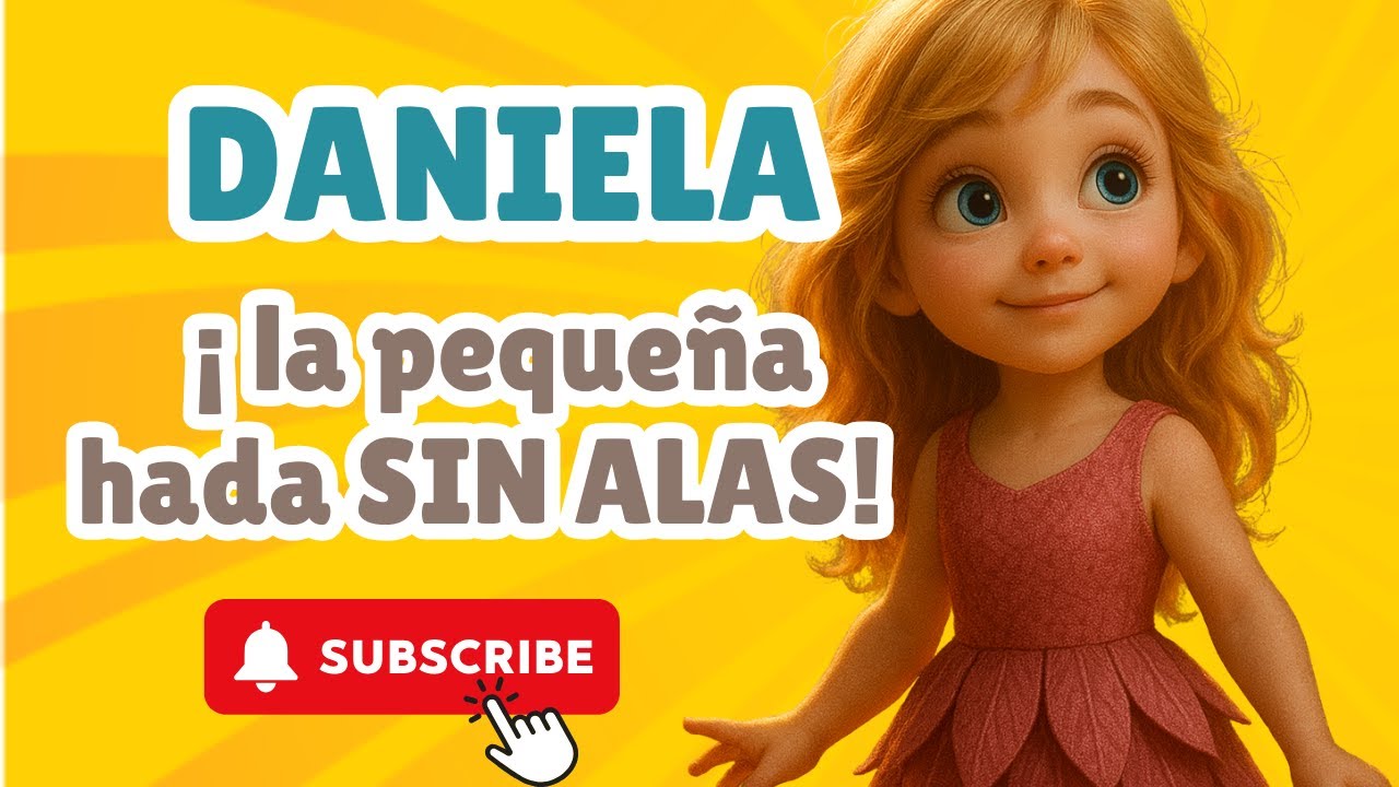 ✨Cuento de Daniela, ¡la pequeña hada sin alas! 🧚 👸 | Cuento infantil