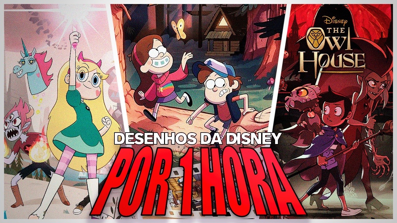1 Hora Falando de desenhos da Disney para você pegar no sono