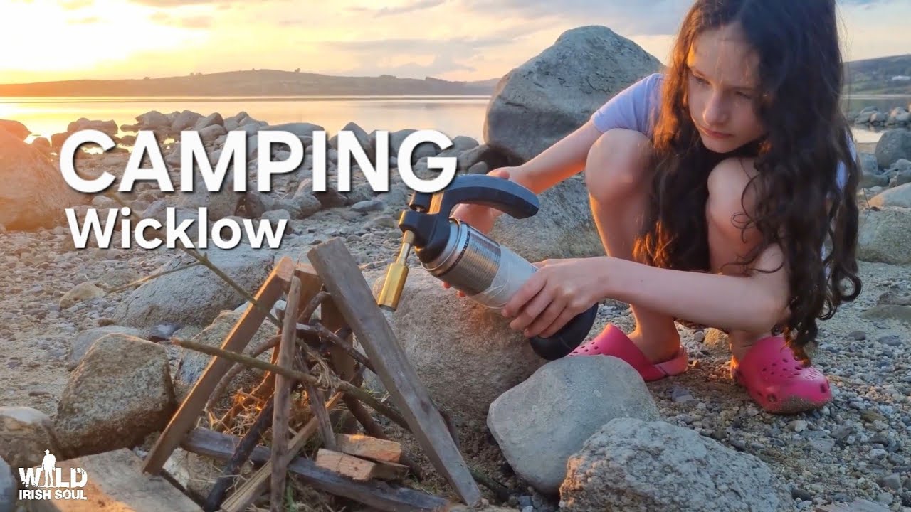 Foraging Wild Water Mint & Camping in Wicklow with some swimming
