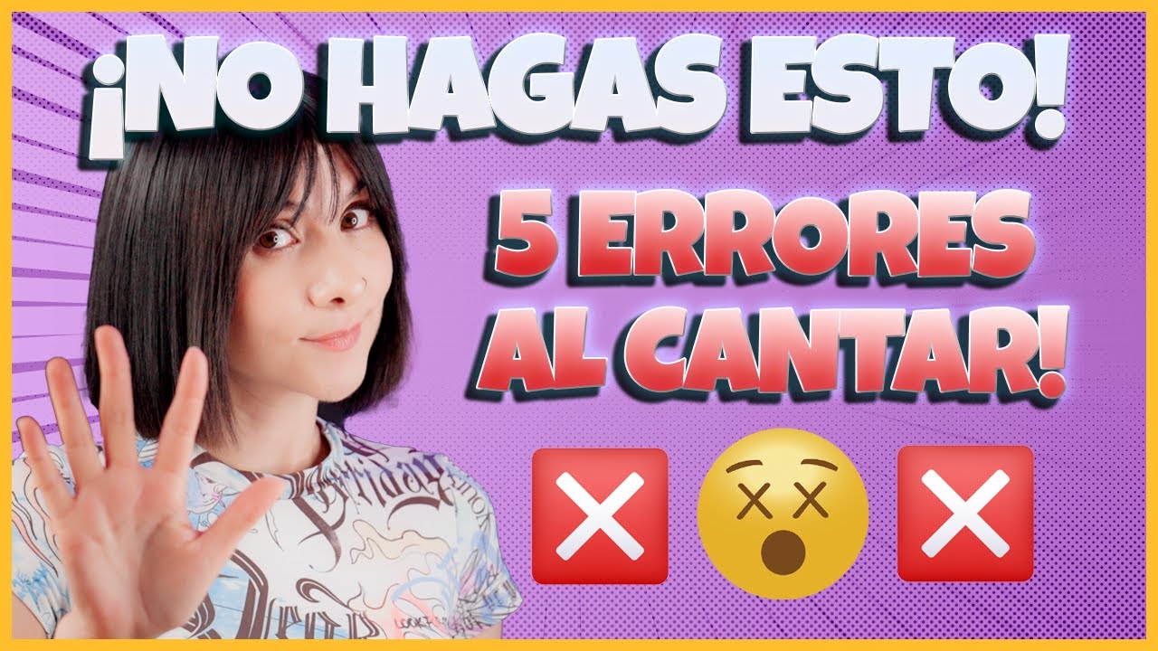 5 ERRORES AL CANTAR ¡NO LO HAGAS! | Clases de Canto | Gret Rocha